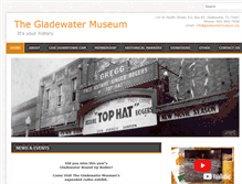 Tablet Screenshot of gladewatermuseum.org